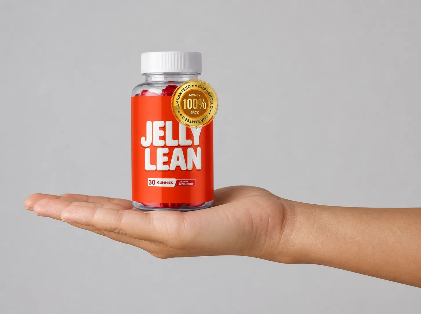 JellyLean — the package held in a hand