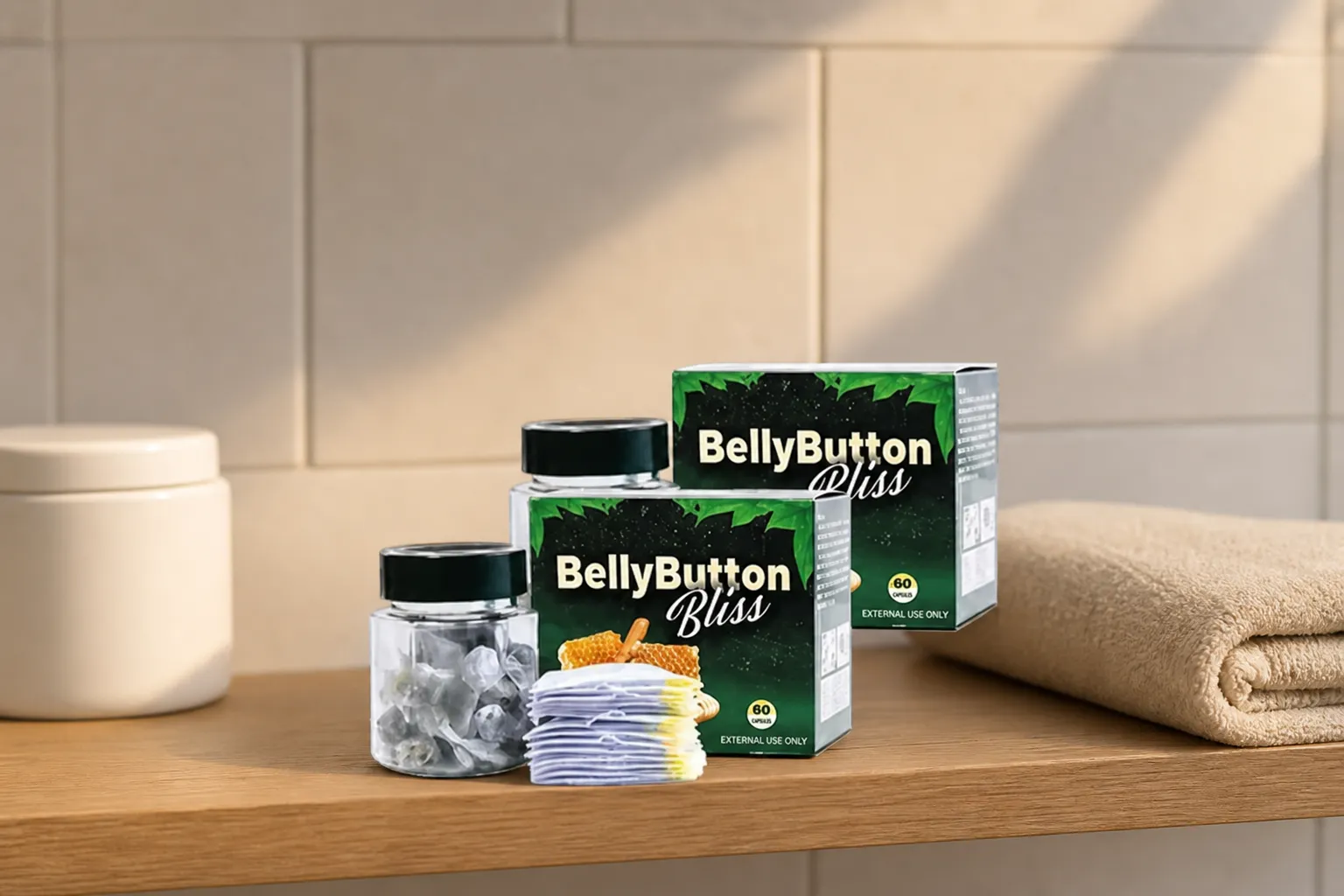 Belly Button Bliss — the package in everyday use