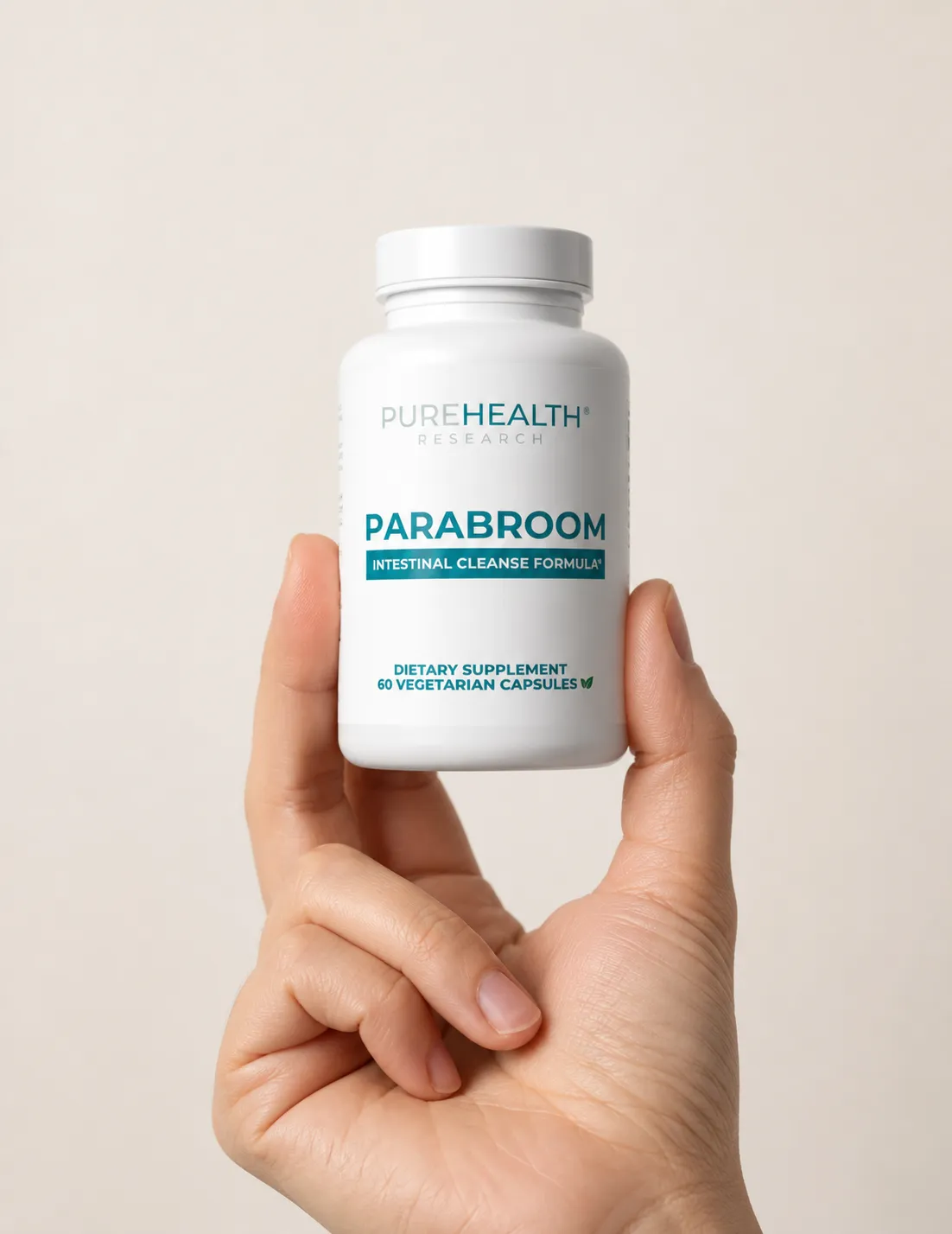 Parabroom WW — the package held in a hand