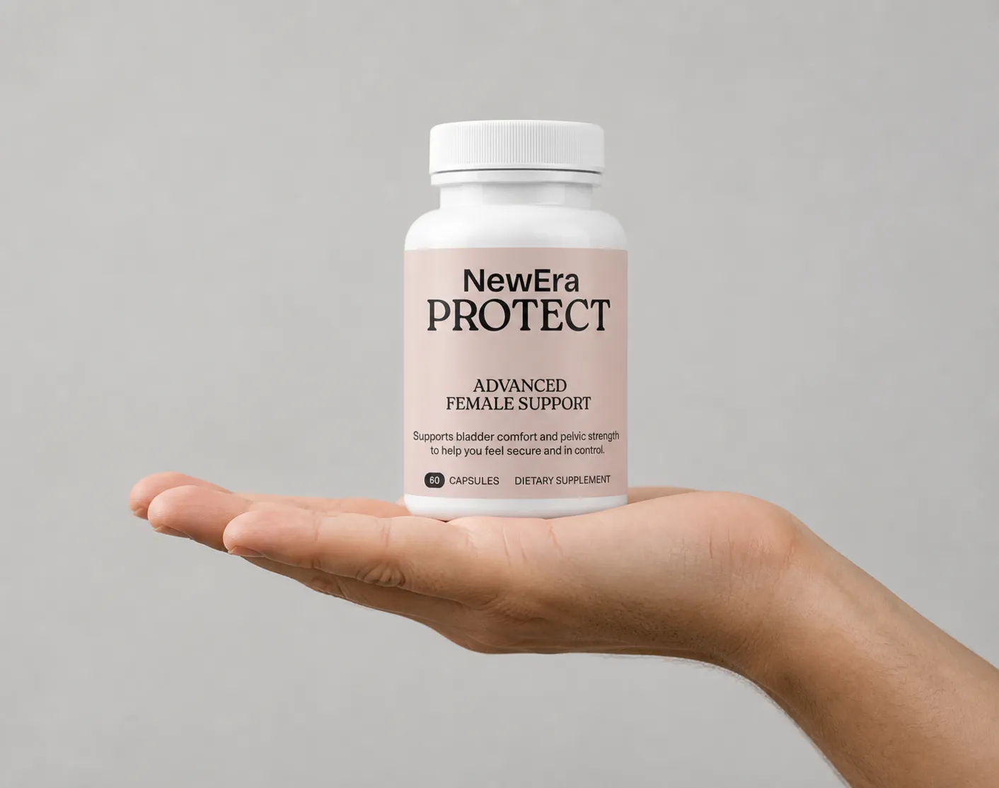 New Era Protect — the package held in a hand